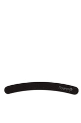 Banana boat curved design nail file cushion with 100/180 grit isolated in white background